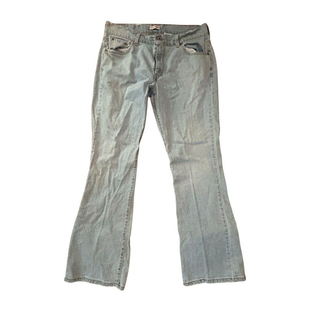 VTG Levi's Special Edition Bootcut Jeans Womens Size 14M Light Wash Stretch Y2K